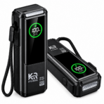 KR IT'S HERE KR-007 20000mAh 100W Fast Charging Power Bank with Digital Display & Built-in Lanyard - Image 2
