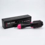 3-in-1 One Step Hot Air Brush & Styler – Electric Hair Dryer, Curler & Straightener Volumizer - Image 3