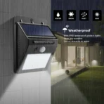 Warm White Outdoor Solar Motion Sensor Wall Light – Waterproof LED Wireless Security Light for Garden, Patio & Pathway - Image 6