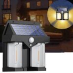 CL-228 Solar Motion Sensor Outdoor Wall Light – Waterproof Security Lamp with Human Body Induction - Image 3