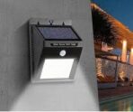Warm White Outdoor Solar Motion Sensor Wall Light – Waterproof LED Wireless Security Light for Garden, Patio & Pathway - Image 2