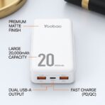 Yoobao 20000mAh Power Bank – 22.5W Fast Charging External Battery - Image 3