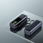 KR IT'S HERE KR-007 20000mAh 100W Fast Charging Power Bank with Digital Display & Built-in Lanyard - Image 4