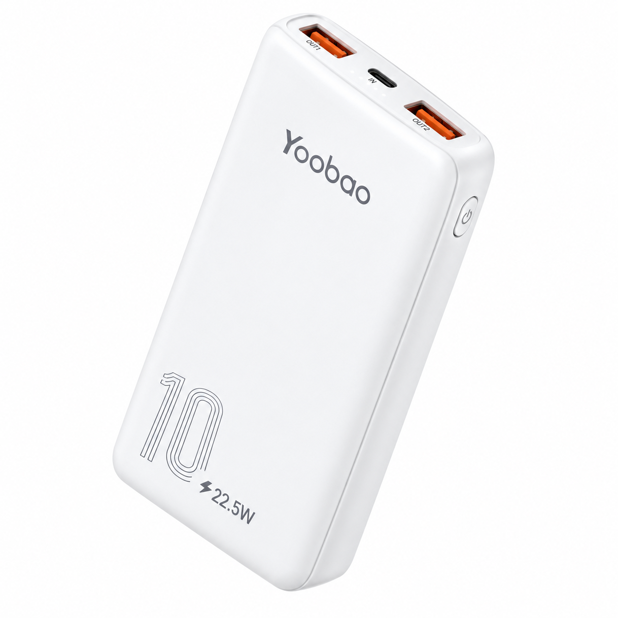 powers Yoobao 10000mAh 22.5W Fast Charging Power Bank – Ultra Slim Portable Charger - Image 1